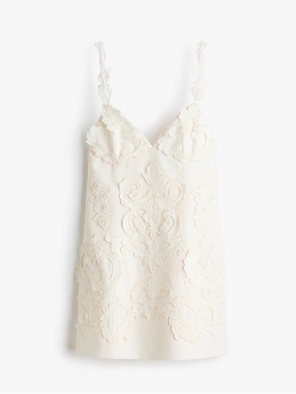 H&M Appliquéd Strappy Mini Dress - Picture 2 of 6